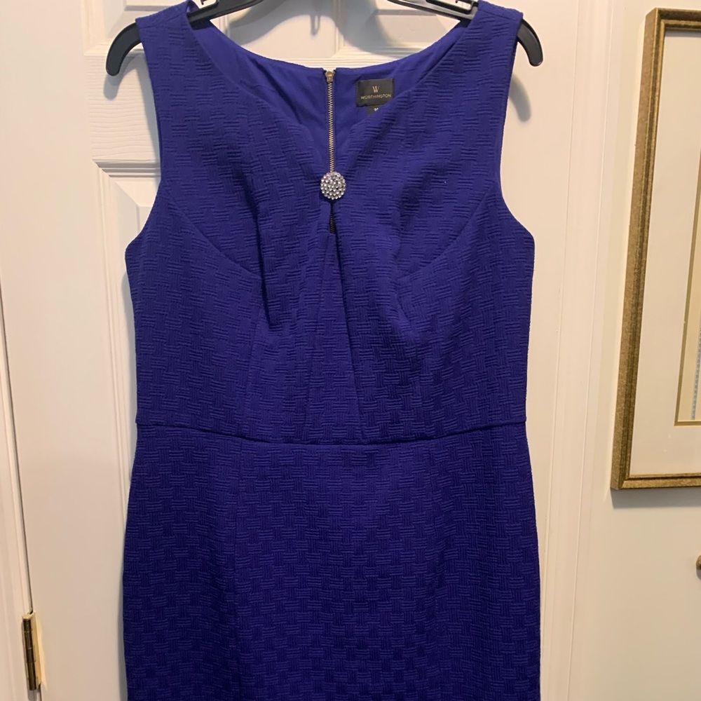 Worthington Dress Size 14 NWOT dress with button accent